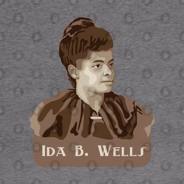Ida B. Wells Portrait by Slightly Unhinged
